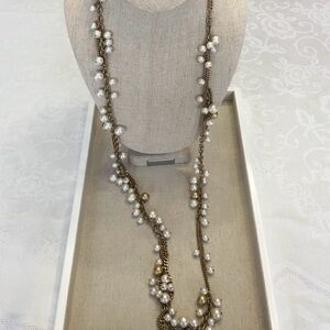 Stella & Dot Gabriella Pearl Necklace